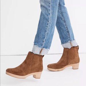 Madewell The Clog Boot — Suede